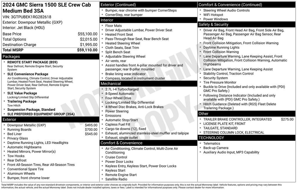 gmc sierra 1500 2024 3GTPUBEK1RG282618 image gmc sierra 1500 2024 3GTPUBEK1RG282618 image